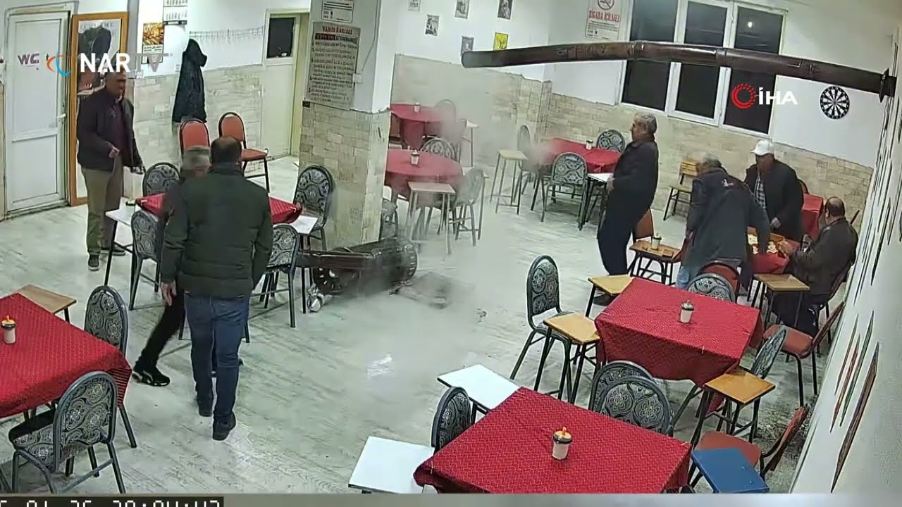Güzel kokması için sobaya dökülen kolonya ortalığı savaş alanına çevirdi