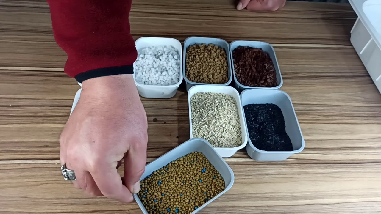 Kaktüs, Sukkulent ve Lithops bitkileri için özel toprak karışımı hazırlanışı..
