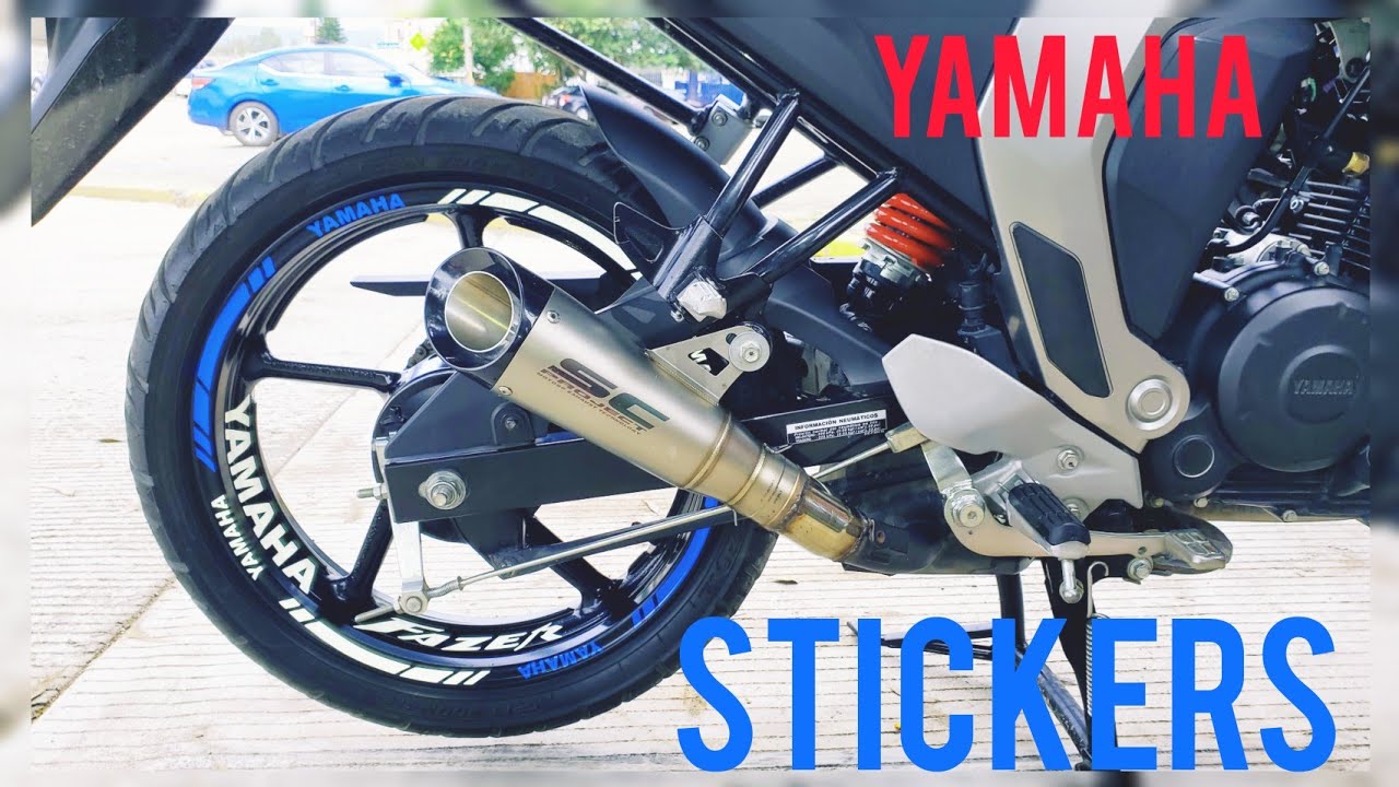 stickers para rines, YAMAHA FAZER🏍 🤩