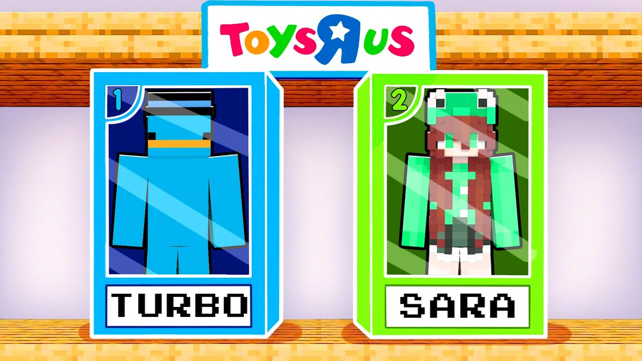 Nos TRANSFORMAMOS en JUGUETES en Minecraft!