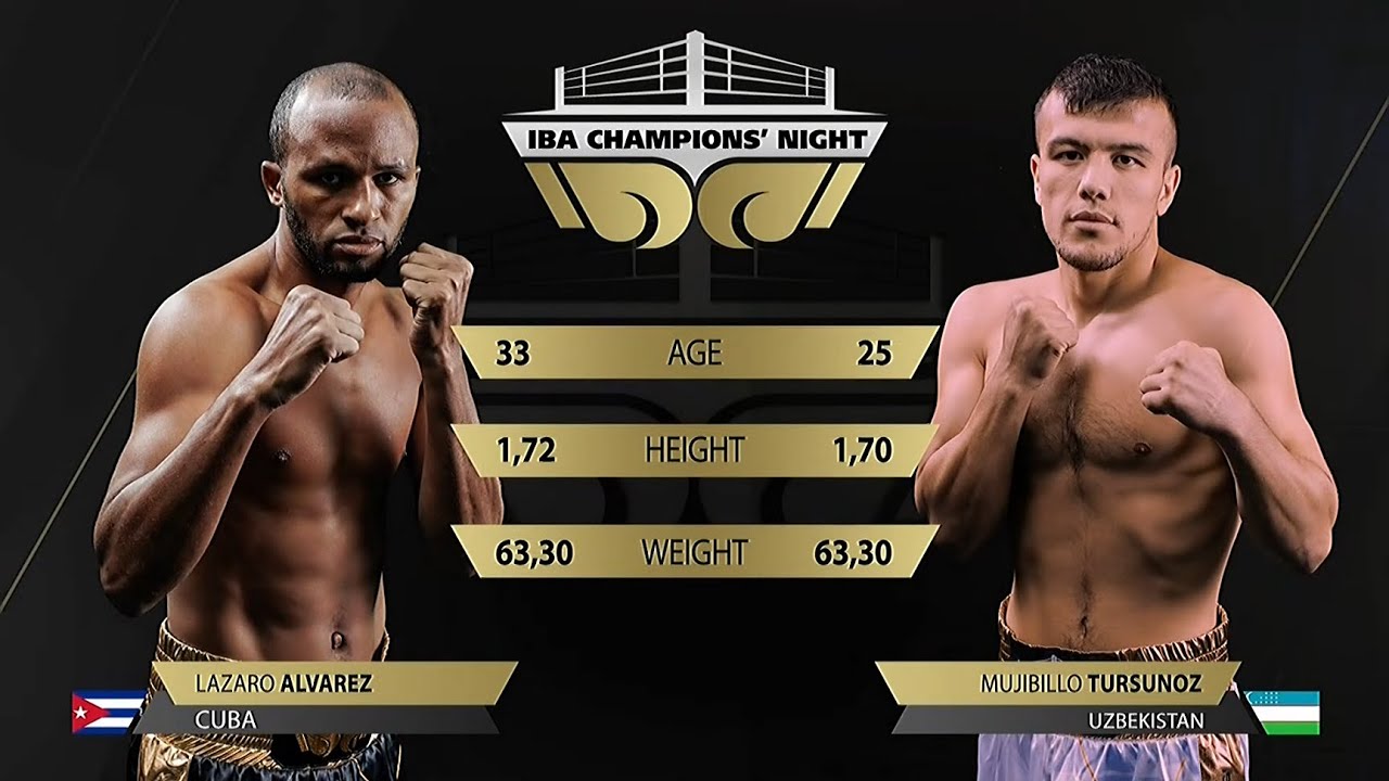 63.5kg  Alvarez Estrada Lazaro (CUB) vs Tursunov Mujibillo (UZB) | IBA Champions' Night  2024
