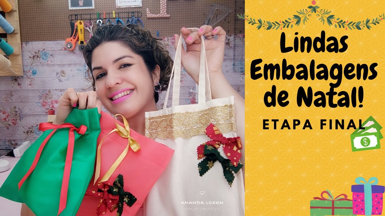 COMO FAZER EMBALAGENS PARA SUAS PEÇAS ARTESANAIS - Conquiste seu cliente - Amanda Loren Ateliê