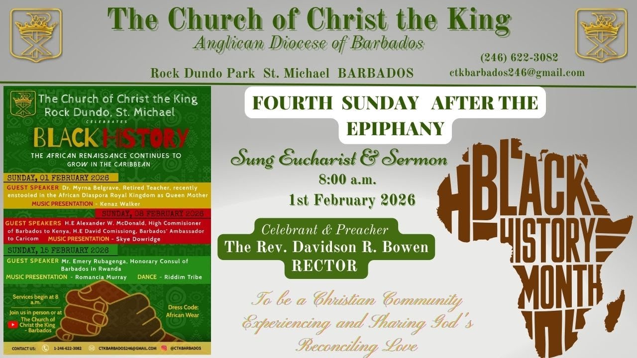 Fourth Sunday after the Epiphany    African Awareness Sunday