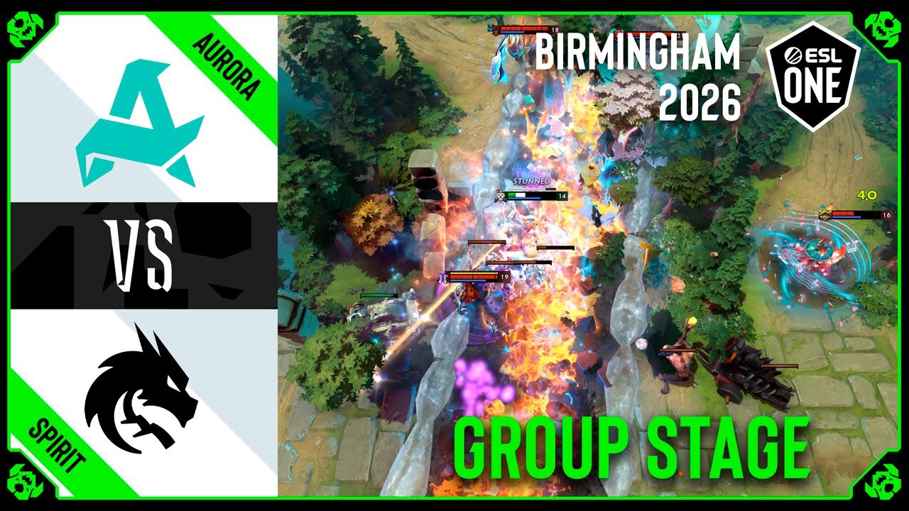 AURORA vs SPIRIT - HIGHLIGHTS - ESL One Birmingham 2026