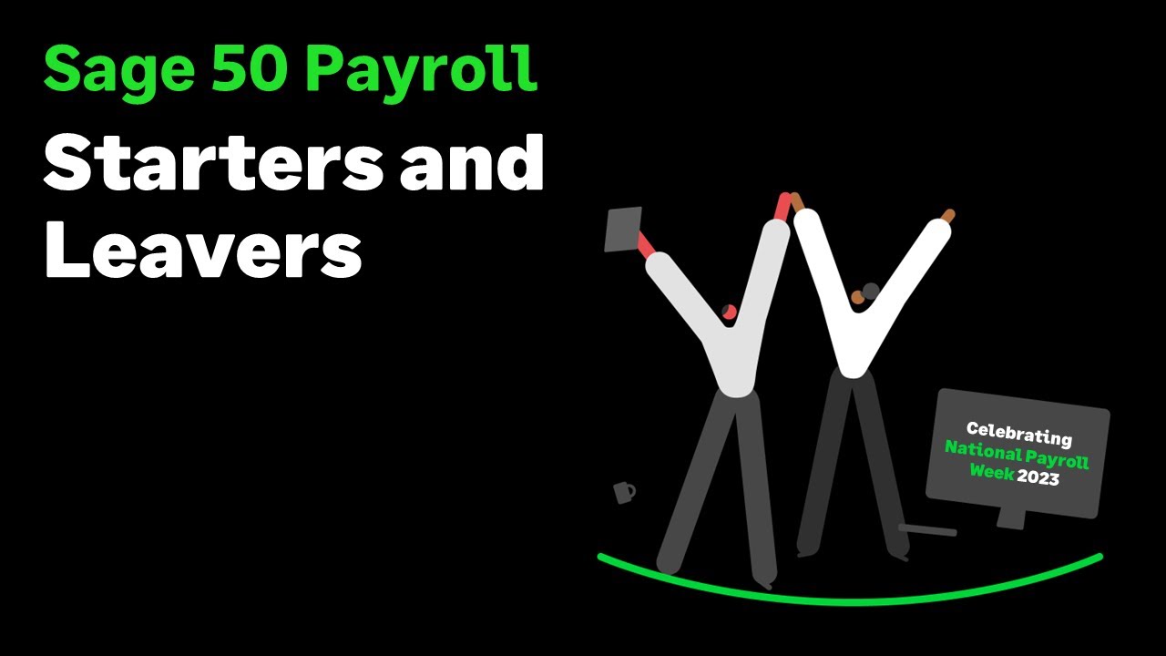 Sage 50 Payroll (UK) - Starters and leavers
