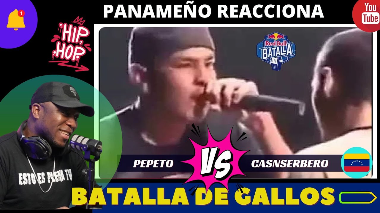 |PANAMEÑO REACCIONA| Canserbero Vs Pepeto (RED BULL BATALLA DE LOS GALLOS)