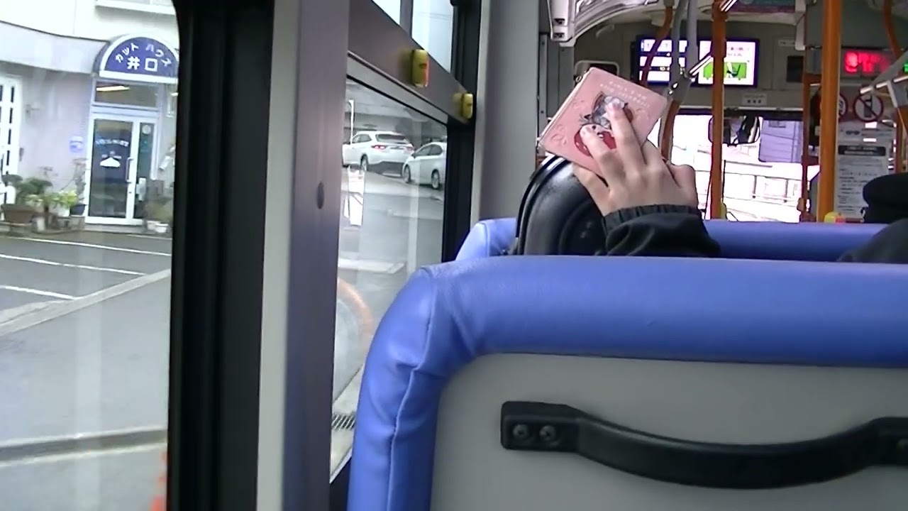 三原芸陽バス最後部座席からの眺望