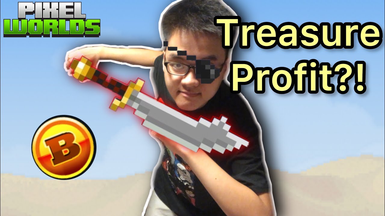 Pixel Worlds Opening 100 Pirate Boosters! Profit and LEGENDARY REAL QUICK?!