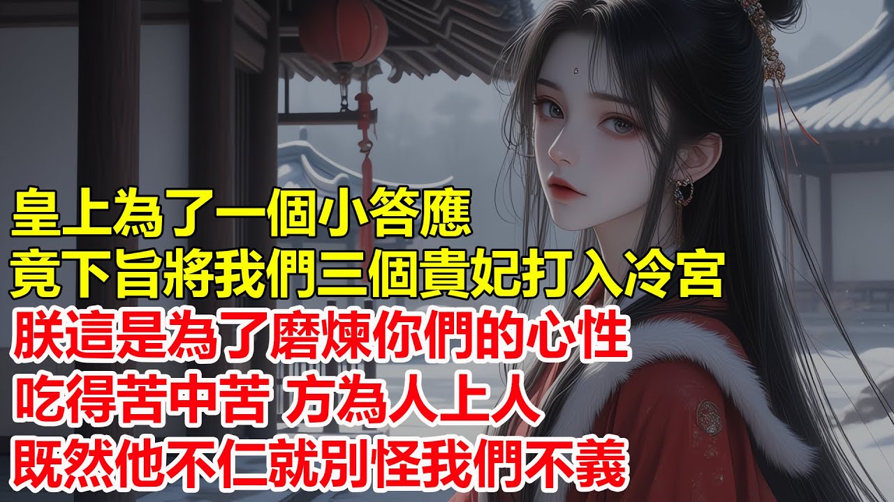 宮宴上皇帝喝醉，将我們三個貴妃一口氣打進冷宮，轉頭抱著新歡看煙花，卻沒想到我們一個放飛邊軍、一個掏空國庫、一個直接叫來三十萬外軍，當場把江山拆了...