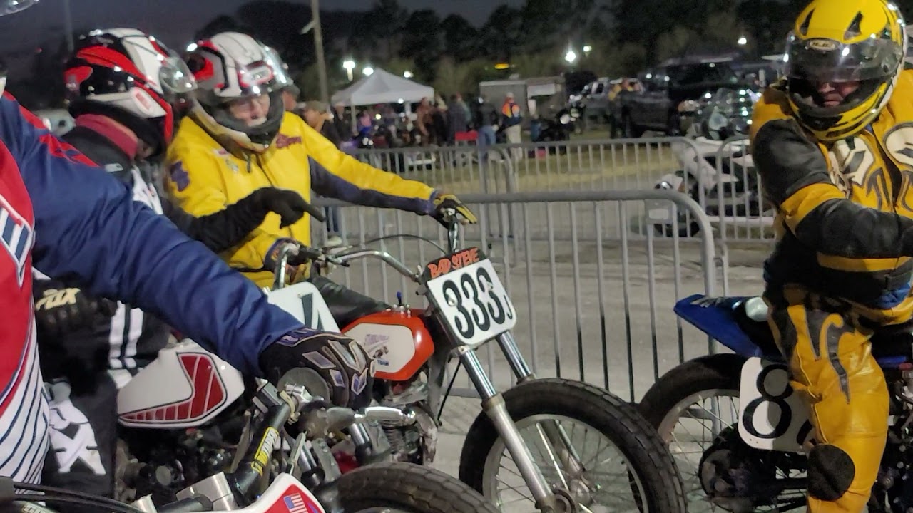 DAYTONA VINTAGE FLAT TRACK MOTO FEST 74 HONDA CR250 VS 74 SUZUKI TM 250 VS SL350 January 9, 2022