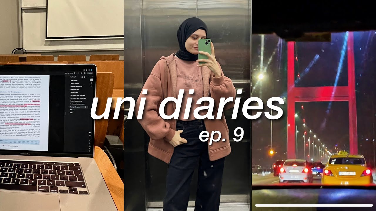📚 UNI VLOG: routine school days, weekly vlog, studying, computer engineering final semester🖇️
