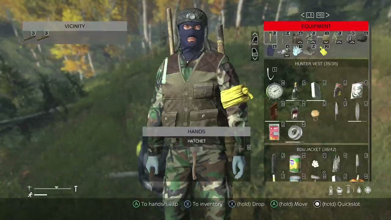 DayZ - Crafting a tarp shelter