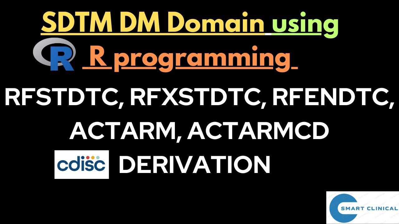 CDISC SDTM Demographics DM domain using R Programming