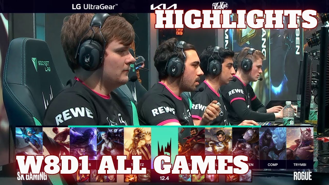 LEC W8D1 All Games Highlights | Week 8 Day 1 S12 LEC Spring 2022