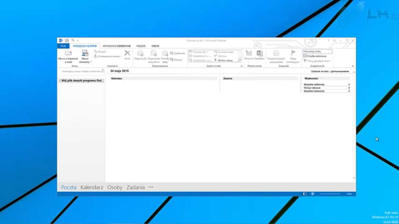 Konfiguracja poczty LH.pl na Microsoft Outlook 2013