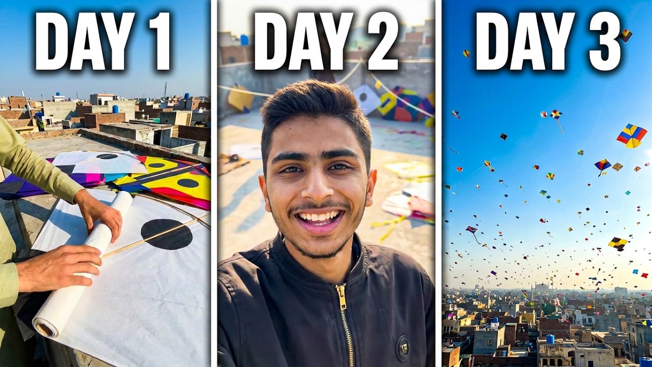 Lahore Basant Day -1,2,3 🤩 Omg Sunday End Mahol yar🤩😱 million + guday asman per