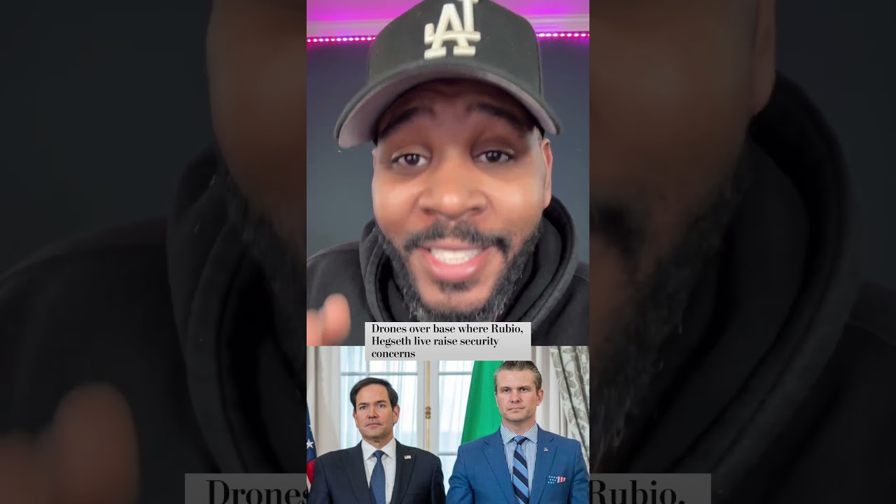 Над домами Пита Хегсета и Марко Рубио на военной базе замечено несколько беспилотников, что вызва...