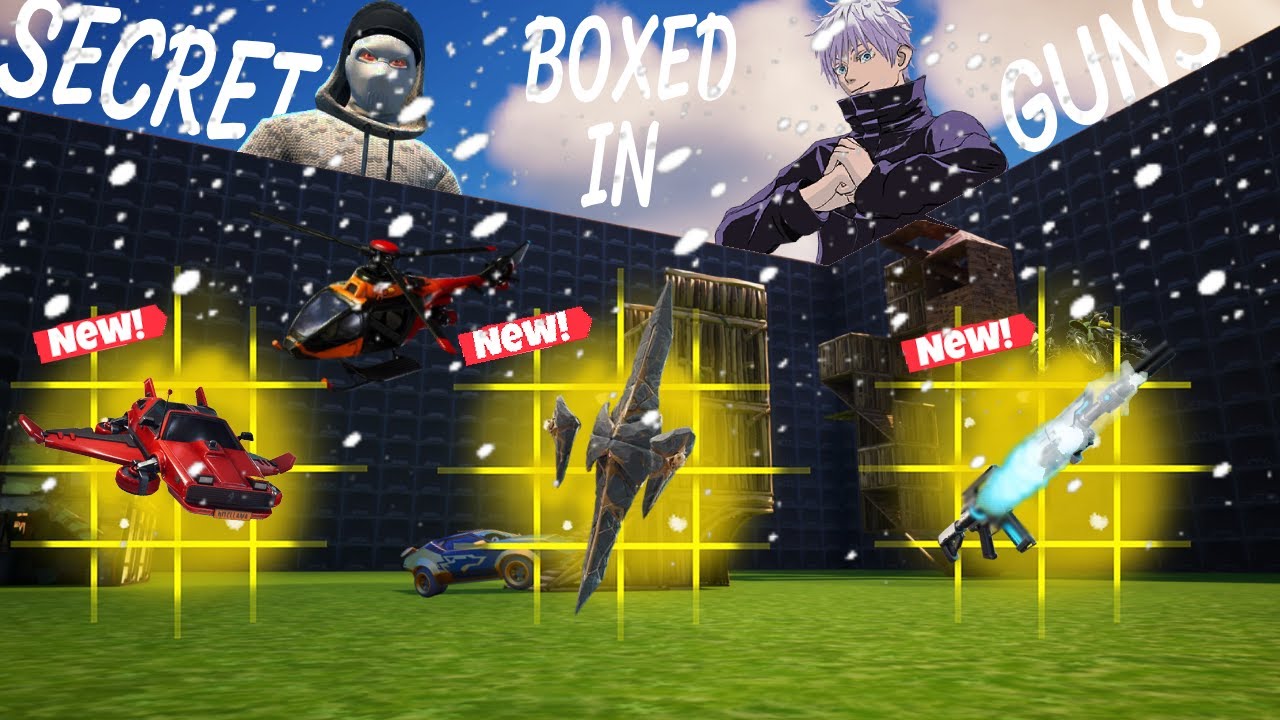HOW TO GET THE FLYING CAR - BOXED IN with Secret Guns