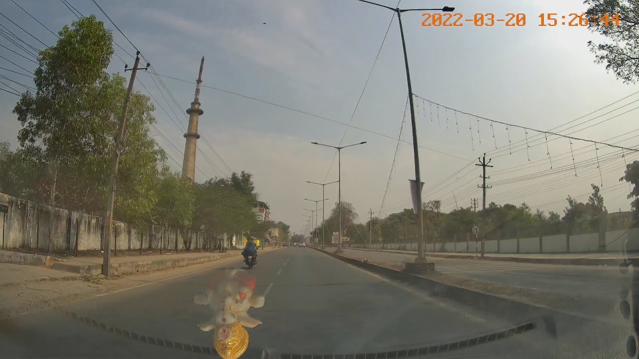 INDIA - Mid-day Drive in Shivamogga City [Quad HD]