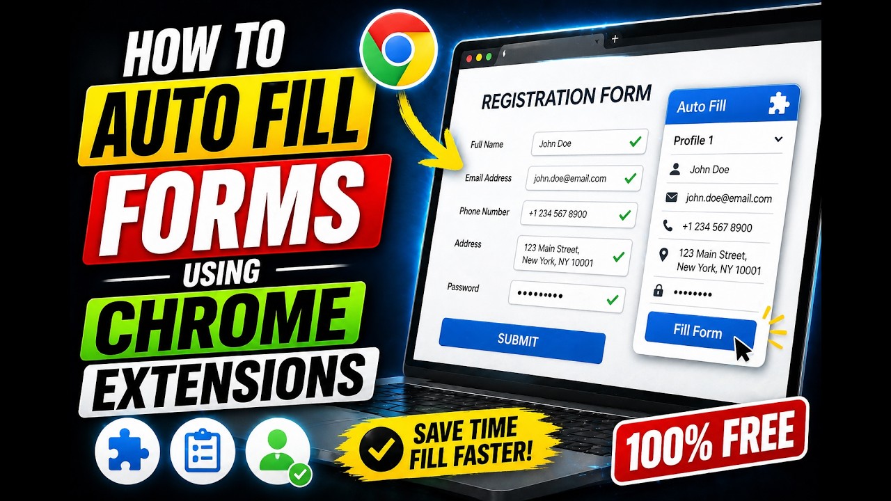 How to Auto Fill Forms Using Chrome Extensions