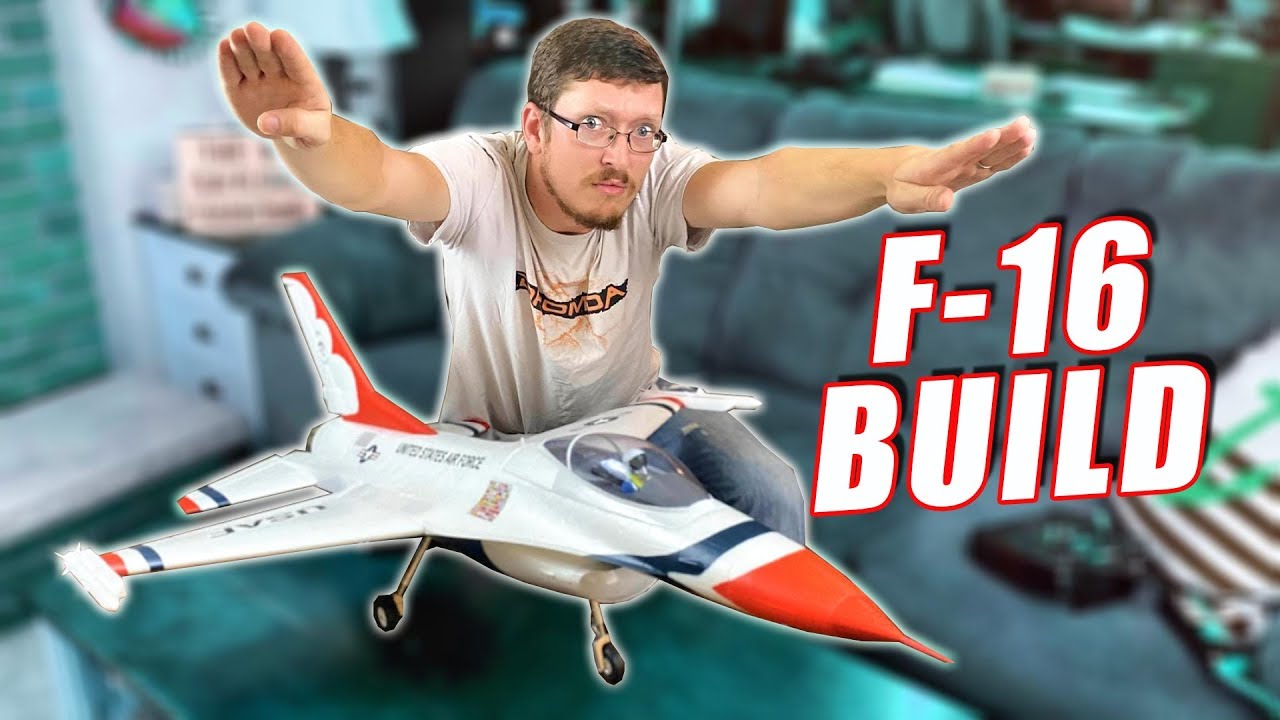 E-flite F-16 Thunderbirds 70mm EDF Jet Build & Unboxing Impressions - TheRcSaylors