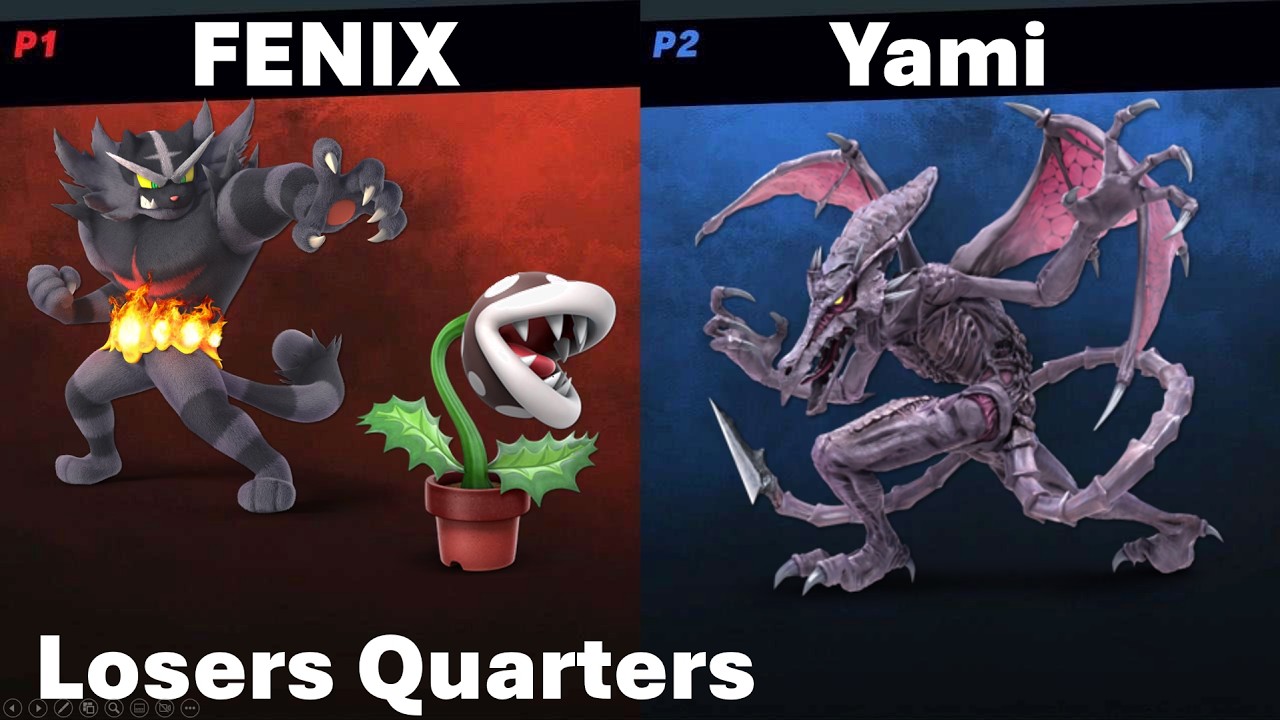 TanukiPUQ #1 FENIX (Incineroar - Piranha Plant) vs Yami (Ridley) - Ultimate Singles Round 3 losers