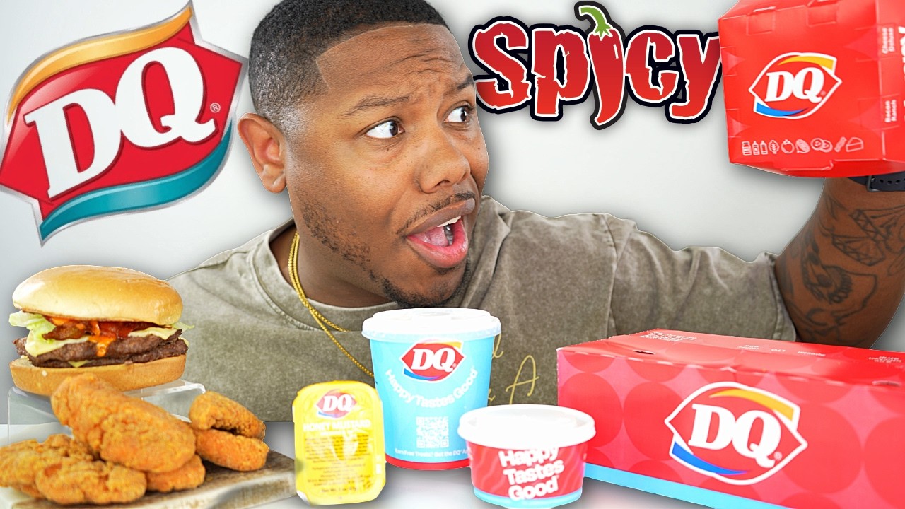 Dairy Queens NEW FLAMETHROWER Tinder's & Burger | Spicy?