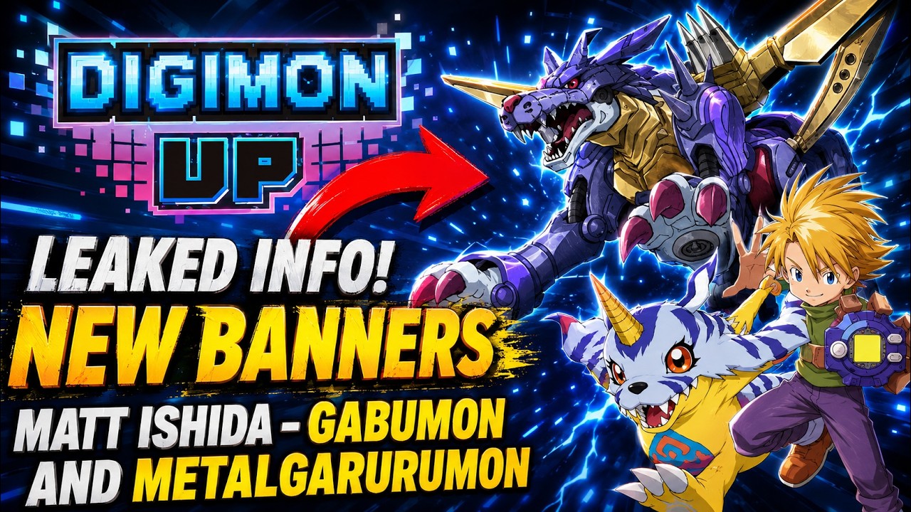 Digimon UP &mdash; ГРЯДУТ НОВЫЕ БАННЕРЫ! Мэтт Исида и MetalGarurumon?!