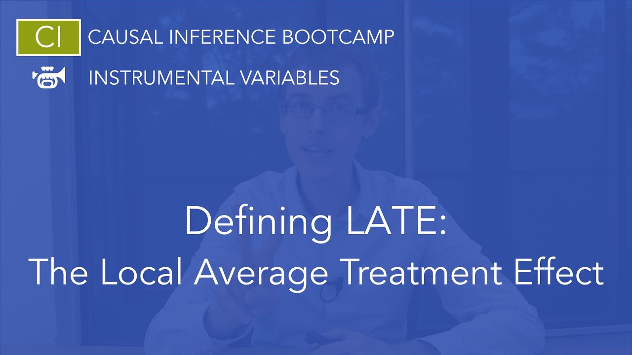 Defining LATE: The Local Average Treatment Effect: Causal Inference Bootcamp