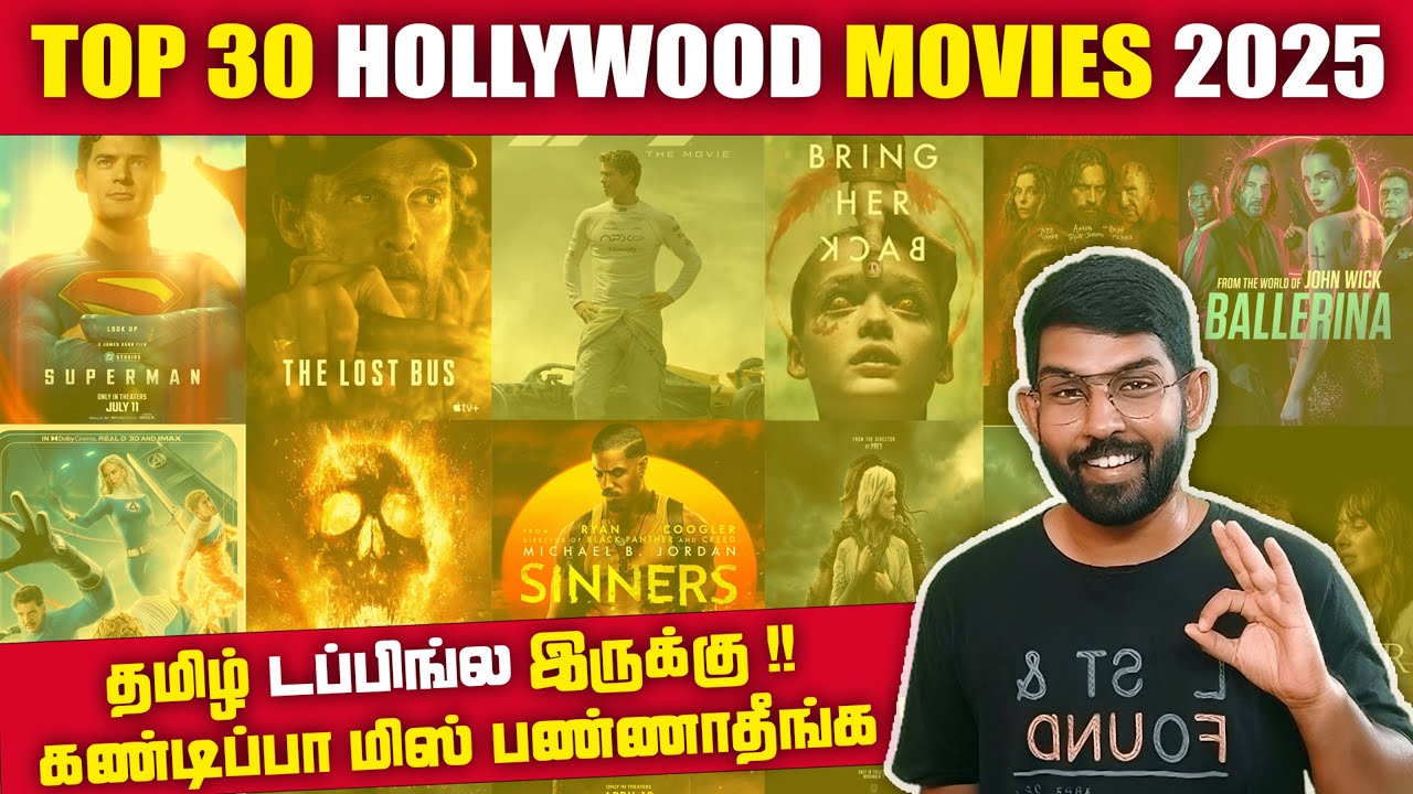 Top 30 Hollywood Movies TamilDubbed 2025😎😎 சூப்பரான 30 படங்கள் !! 👌👌 | SodaBuddi