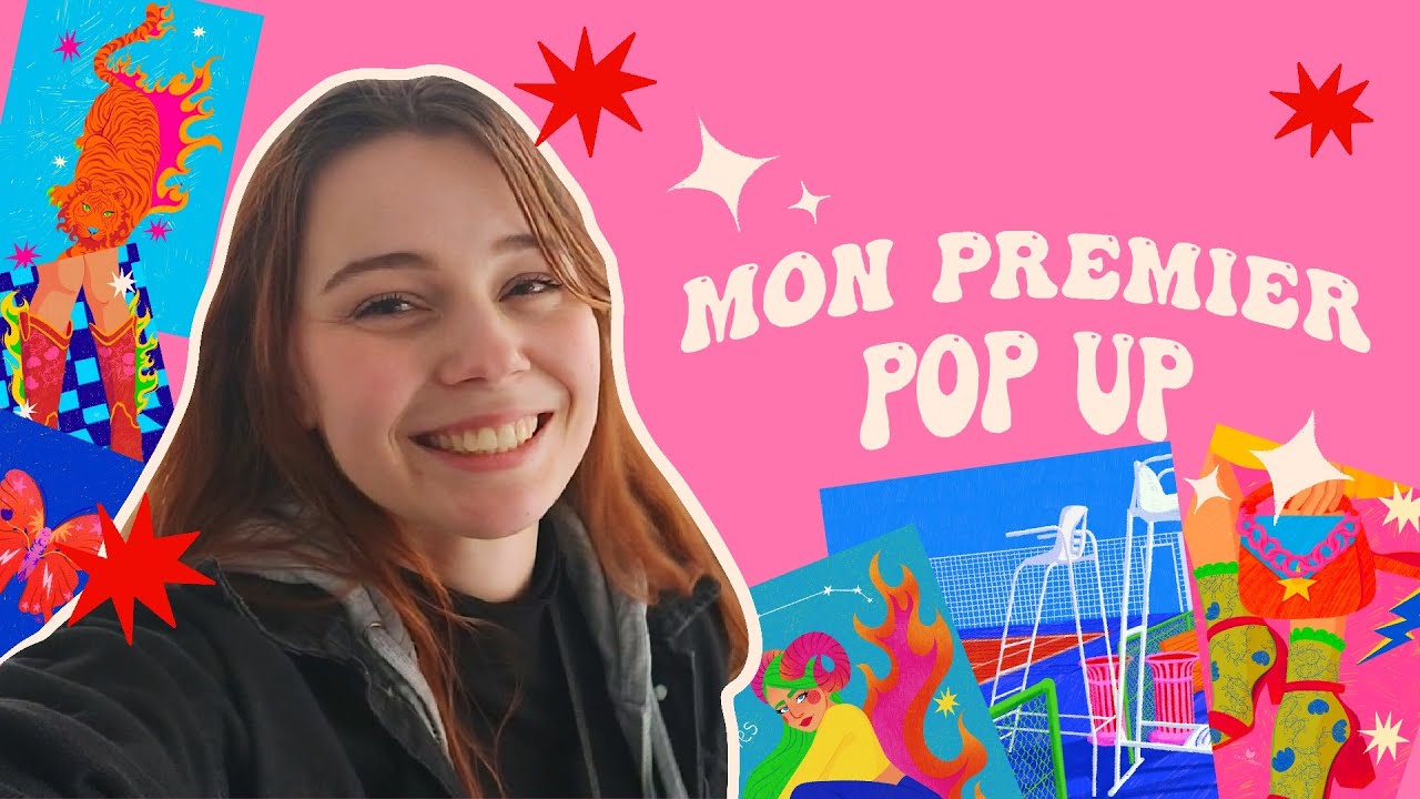 Mon premier Pop Up store!  | Studio Vlog