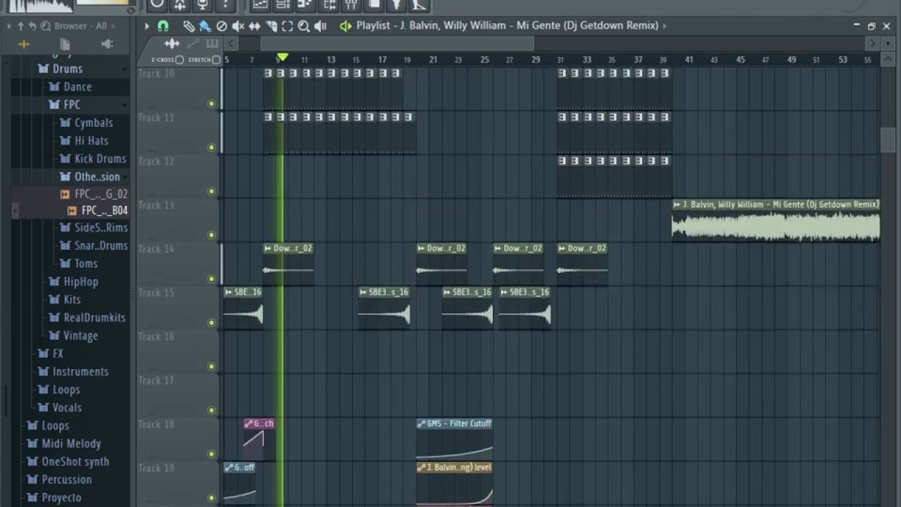 Fl Studios 12 J. Balvin, Willy William - Mi Gente