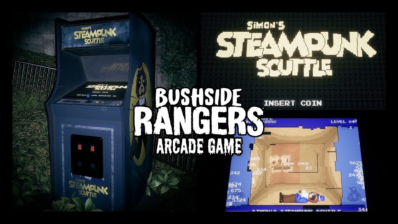 Secret Arcade Game Cabinet - Simon's Steampunk Scuttle - Bushside Rangers: Chapter 1