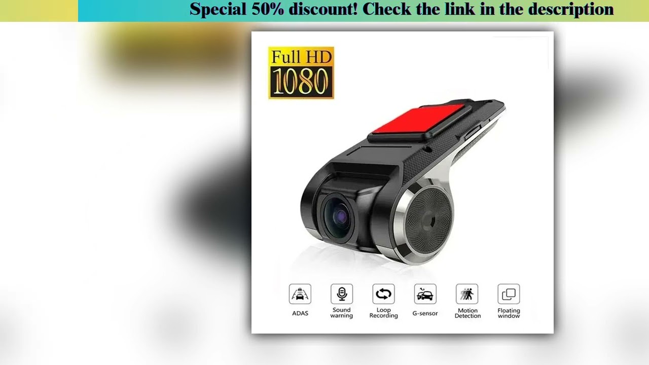 Unboxing Car DVR Dash Cam Full HD 1080P Dash Cam For DVD Android Player ADAS LDWS Navigation Unit Au