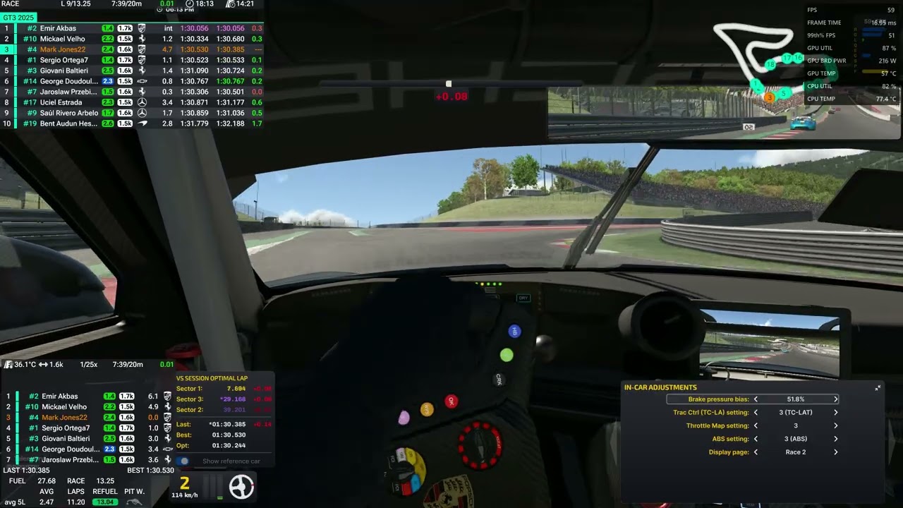 Iracing Porsche GT3 R  P3 Red Bull Ring