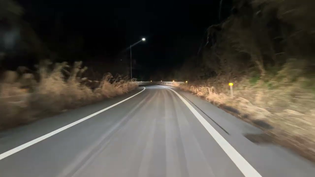 帰りは有料道路で帰宅
