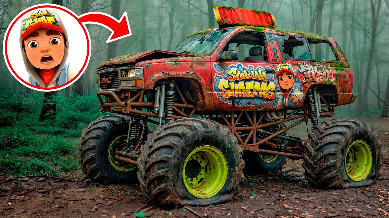 FULLY Restoration Jake's Abandoned MONSTER TRUCK | Restoring MONSTER TRUCK from Subway Surfers