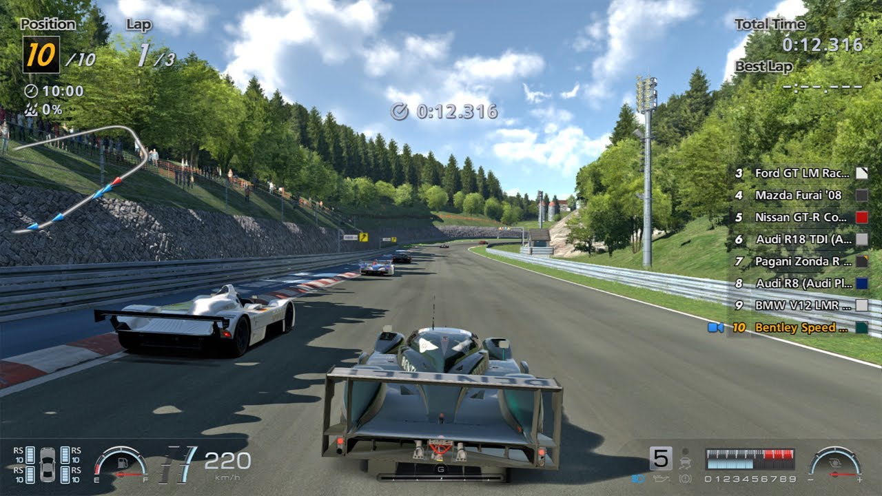 Gran Turismo 6 | Bentley Speed 8 2003 | Mid-Field Raceway | GT6 | PS3