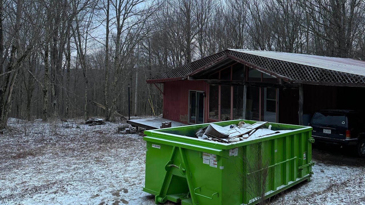 Catskills Camp 003 // Roof Work, Still Winter