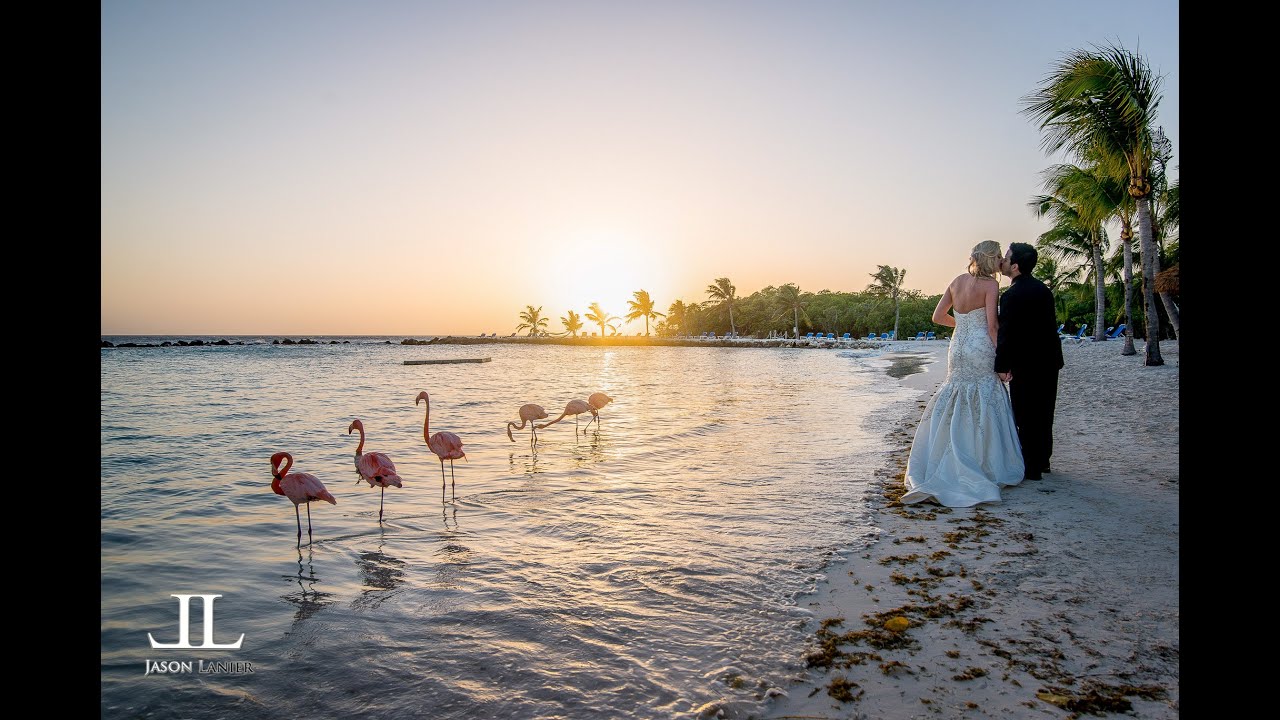 Destination Wedding in Aruba Part 3- Beach Ceremony and Couple Shoot by Jason Lanier