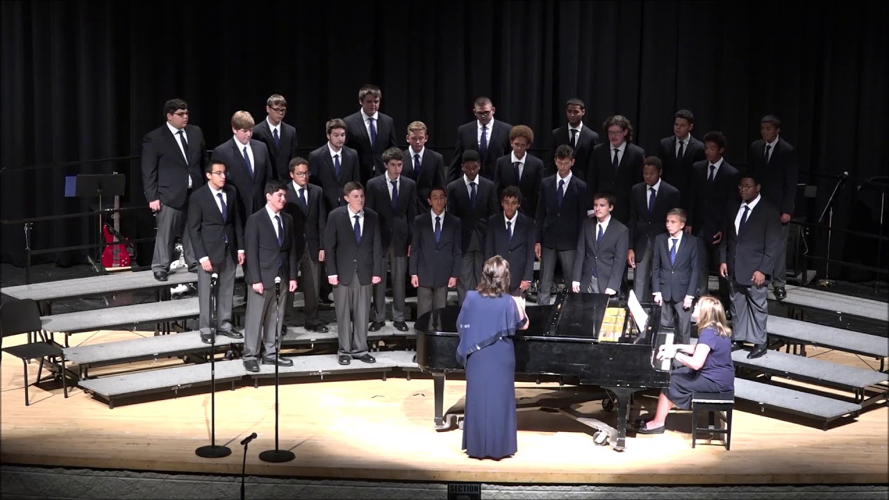 Gaither High School Chorus Fall Concert 2018 Men's Chorus