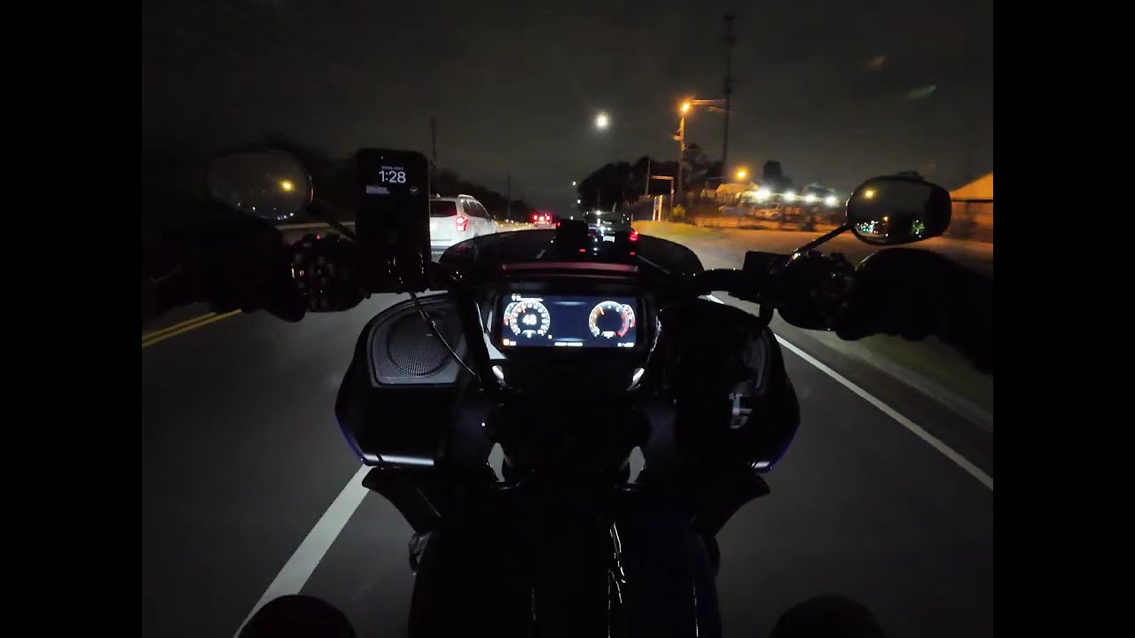2024 Harley Davidson Road Glide Burst Blue - Night Ride - Leaving Blu Cantina Atlanta
