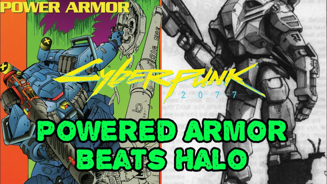 Cyberpunk Powered Armor VS Halo & Warhammer 40k