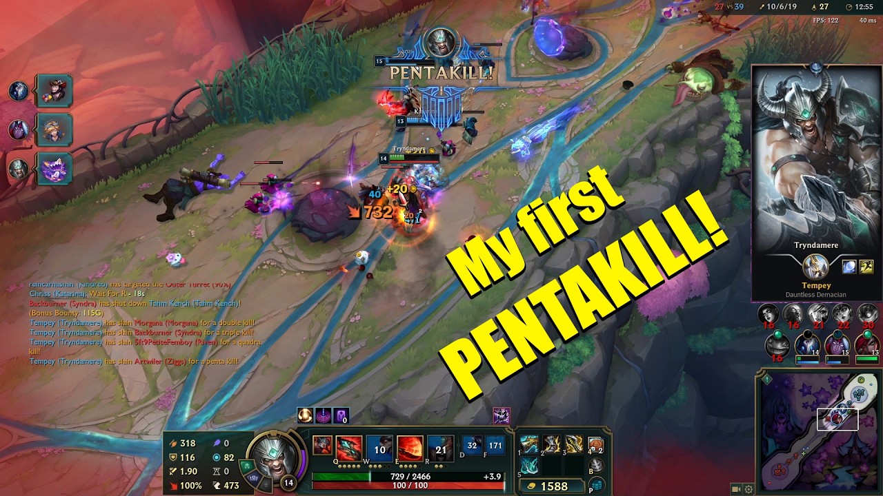 This is my first PENTAKILL in ARAM Mayham 25