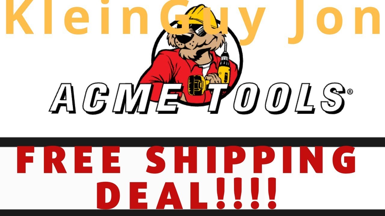 FREE GROUND SHIPPING WEEKEND @ACMETOOLS!!!! 