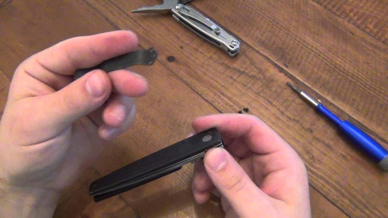 How To : Fix A Bent Pocket Clip On Your Knife