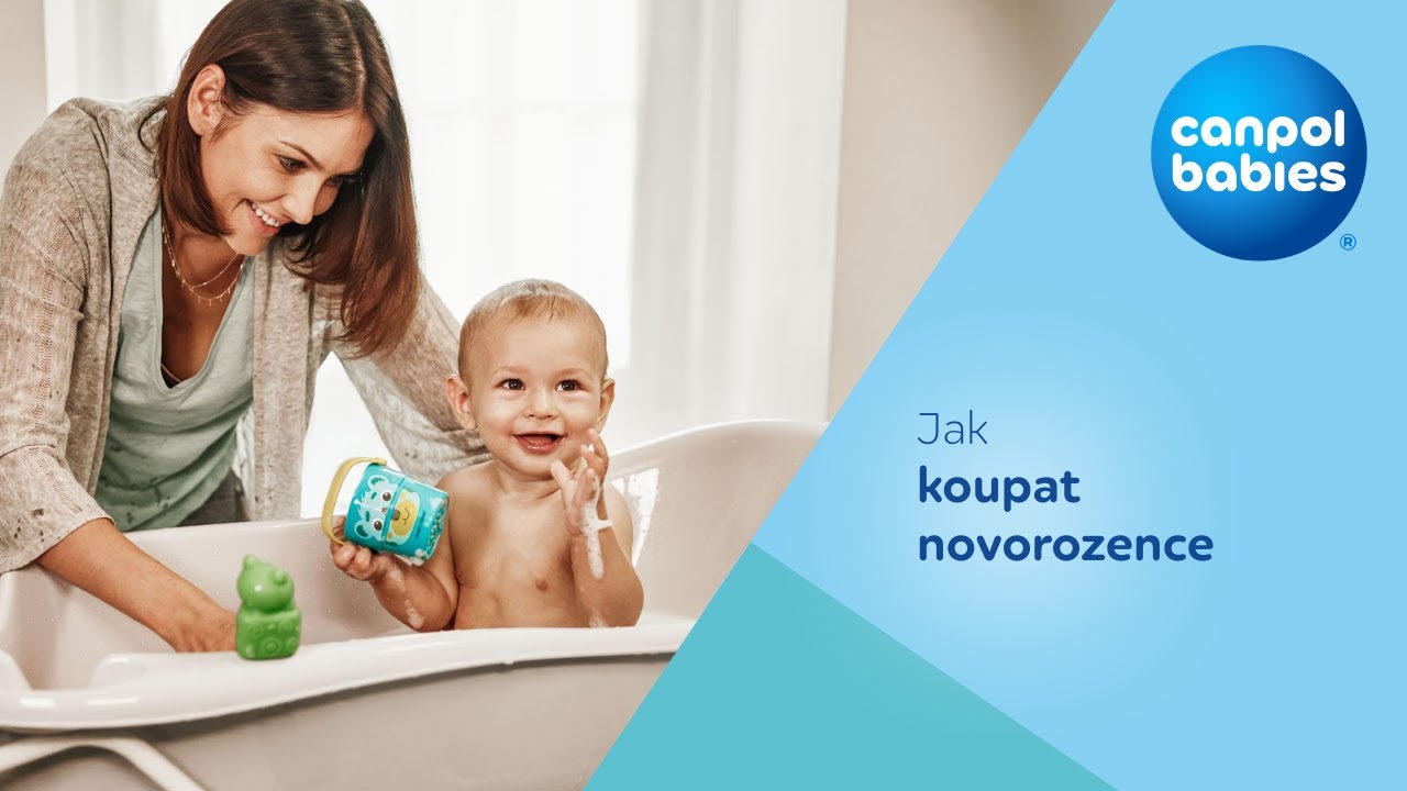 KOUPÁNÍ NOVOROZENCE - jak správně vykoupat novorozence ✅