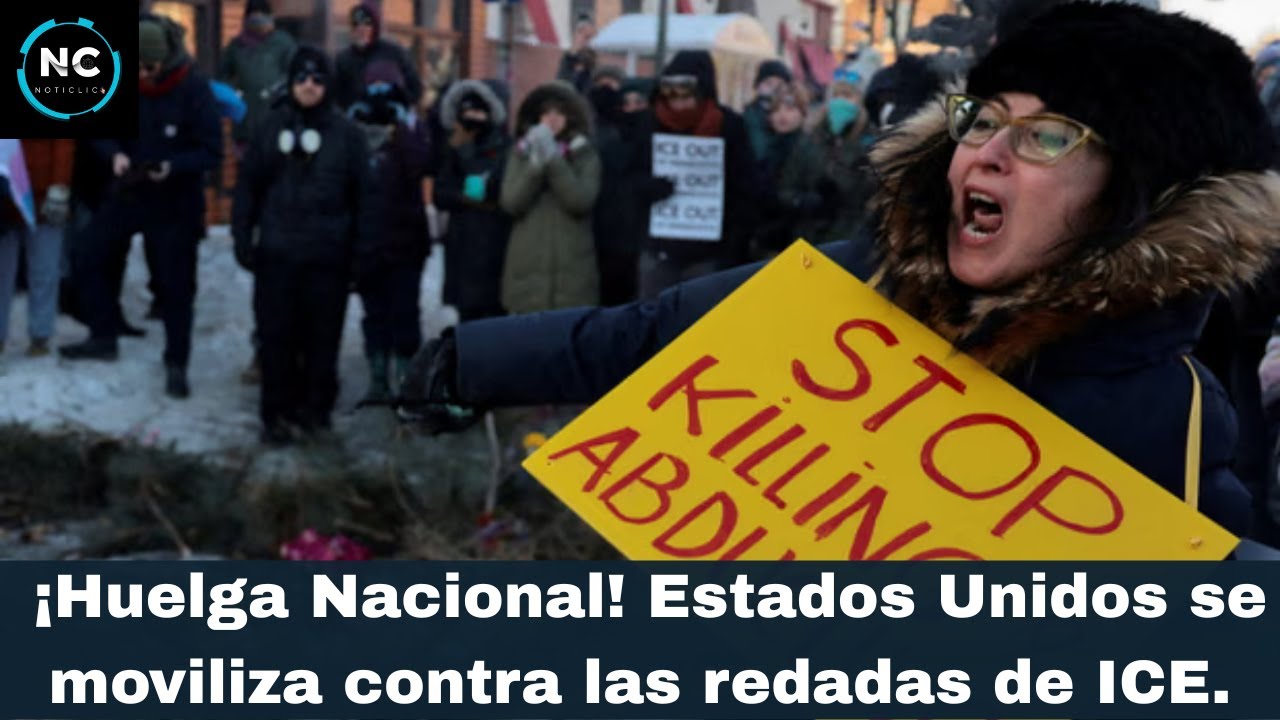 Ola de protestas contra ICE sacude a EE. UU.: Convocan a paro nacional.