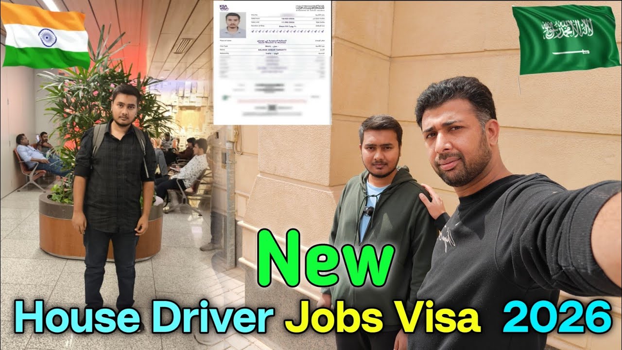 House Driving Jobs Vacancy In Saudi Arabia 2026 | Saudi Driver Work Visa | House Driver Job Vacancy
