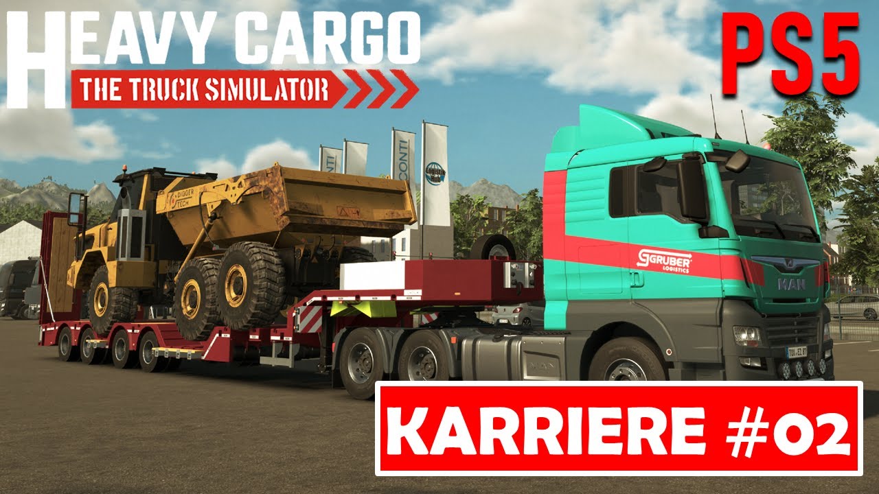HEAVY CARGO The Truck Simulator 🚚 PS5 | Karriere #02 - ROHRTRANSPORT mit Überlänge !